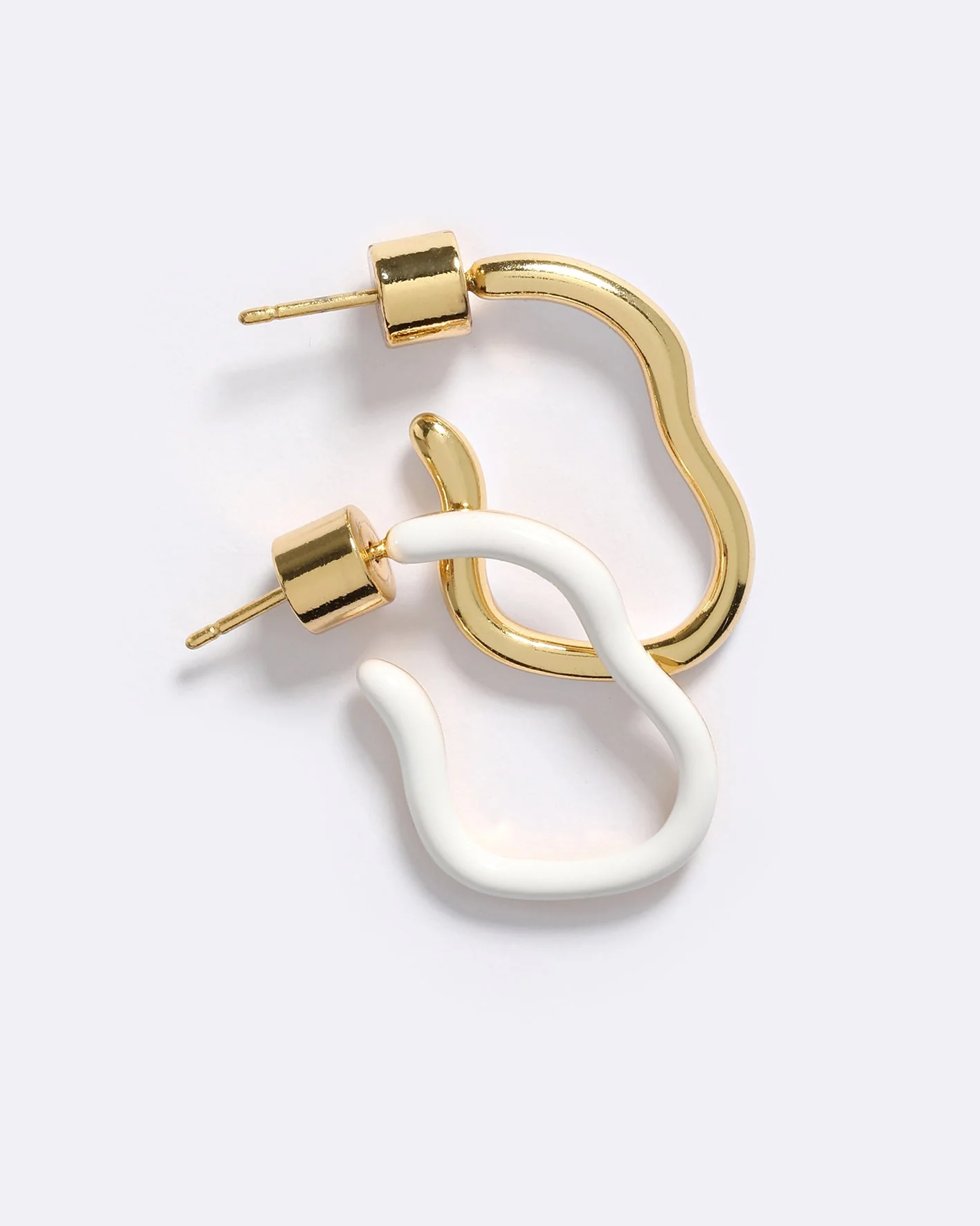 BABY OBSESSION ENAMEL HOOPS