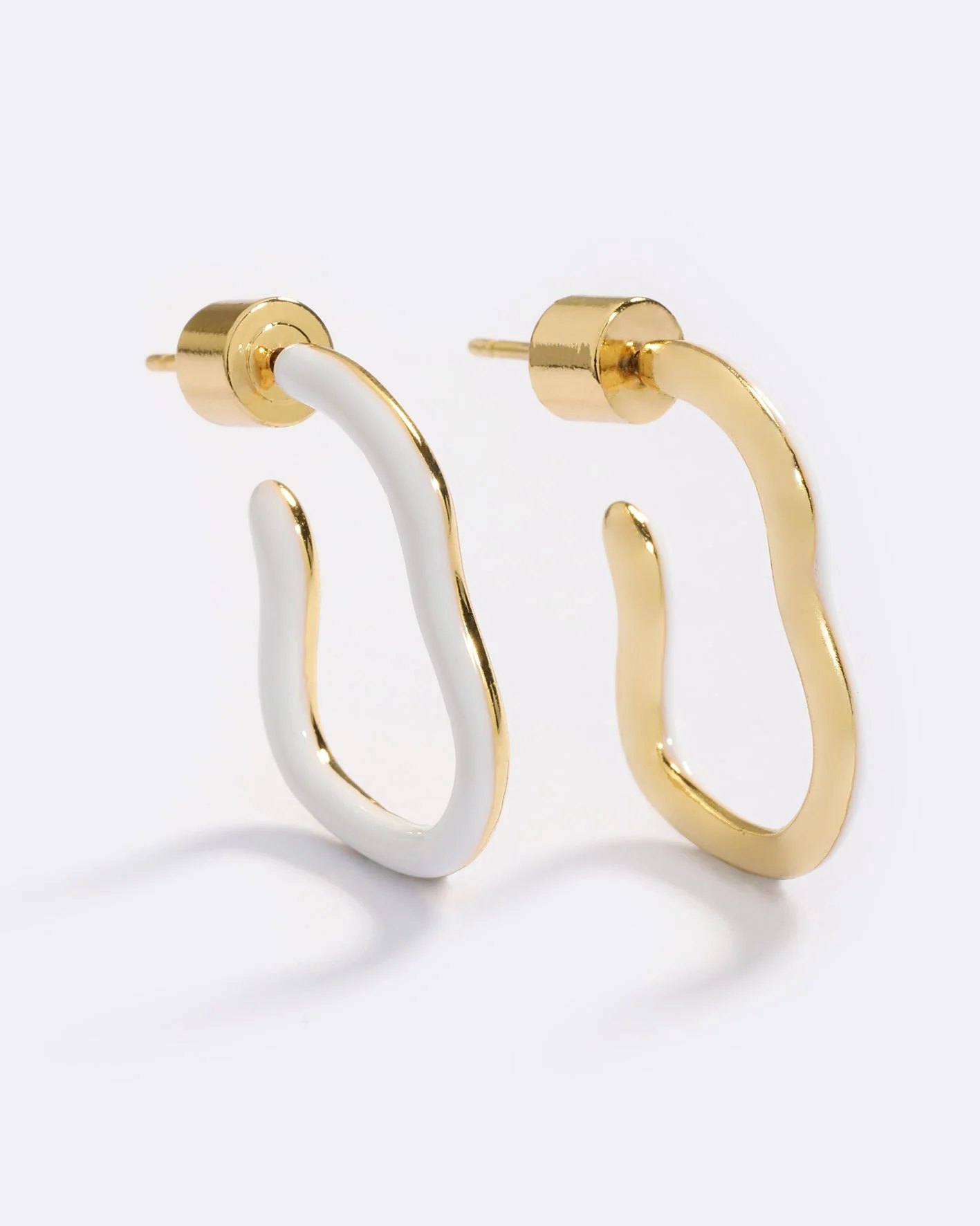 BABY OBSESSION ENAMEL HOOPS - Image 2