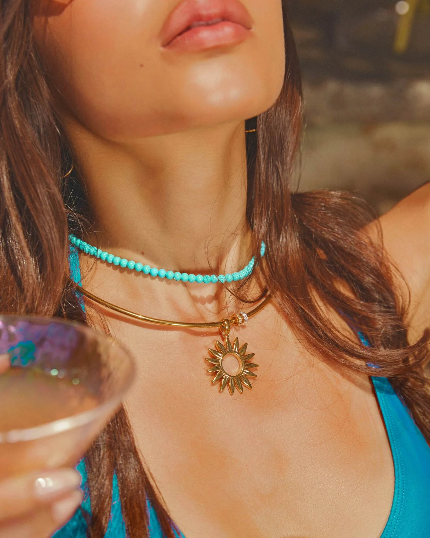 ENAMEL BEADS NECKLACE - Image 2